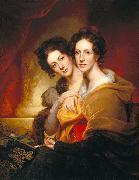 Rembrandt Peale The Sisters (Eleanor and Rosalba Peale) oil